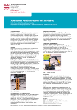 Autonomer Aufräumroboter mit Turtlebot
